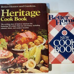 2 Better Homes and Gardens cook books